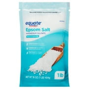Equate Epsom Salt, Magnesium Sulfate, 16oz (1lb), Scent Free