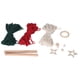 thumbnail image 3 of Kit De Decoración Colgante De Macramé De Navidad, Hermoso Y Divertido Juego De Decoración De Navidad Exquisito Para Decoración ANGGREK Christmas Ornament Making Kit, 3 of 8