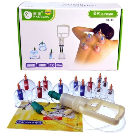 Kangzhu 12-Cup Biomagnetic Chinese Cupping Therapy