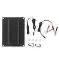 thumbnail image 1 of Panel solar portátil de 10 W, compacto, delgado, impermeable, flexible, para coche, casa, barco, 23 x 17 cm, 1 of 14