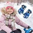 thumbnail image 4 of Naiovety Guantes de esquí de invierno impermeables para mantener el calor para niños, calentador de manos para ciclismo al aire libre, guante Ciclismo Amarillo/M, 4 of 6