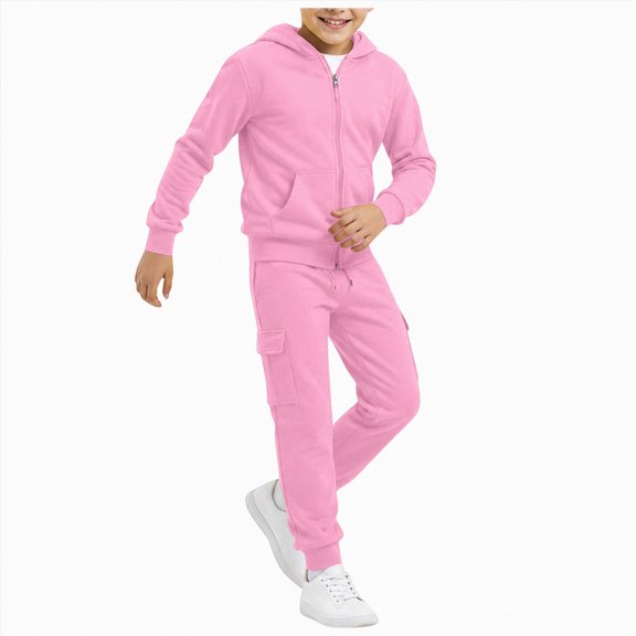 Kids Fall Clothes Long Sleeve Crewneck Sweatshirt Top Casual Pants Set Infant Winter Outfits