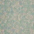 thumbnail image 3 of SAFAVIEH Courtyard Nina Distressed Floral Indoor/Outdoor Area Rug, 8' x 11', Aqua/Grey, 3 of 4