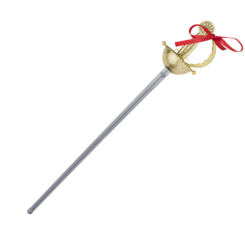 Dress-Up-America Musketeer Sword - Ornate Gold Toy Sword - Costume Prop