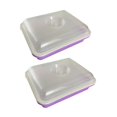thumbnail image 2 of jinwen 2 Pieces Garden Seed Tray PP Seed Sprouting Kit Sprouting Container Violet, 2 of 9