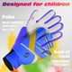 thumbnail image 2 of Sportout Guantes de Portero para Niños Guantes de Fútbol con Doble Protección para la Muñeca y Material de Látex Antideslizante Resistente al Desgaste para Prevenir Lesiones (Azul Talla 6 Adecuado par, 2 of 6