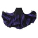 thumbnail image 4 of Flamenco Ballroom Vals Dance Big Swing Mujeres Disfraces Modernos Negro Morado Negro púrpura Zulema Vestido de baile latino, 4 of 8