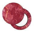 thumbnail image 3 of Goofa Abstract Red Marble Printed Stool Covers Round, Waterproof Round Bar Stool Covers Anti-Slip Round Bar Stool Seat Cover with Elastic Bands Durable -13 inch, 3 of 7