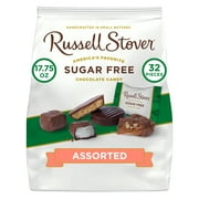RUSSELL STOVER Sugar Free Assorted Chocolate Candy, 17.75 oz. bag ( 32 pieces)