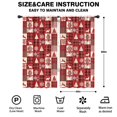 thumbnail image 2 of Blackout Kids Curtains,Red Christmas Patchwork Pattern Childrens Insulated Curtains Set Of 2,Bedroom Essentials,Toddler Room Decor 42"x84", 2 of 5