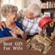 thumbnail image 5 of LHSHID to My Wife Wedding Anniversary Blanket Gift for Wife from Husband Valentines Day Birthday Blanket Romantic Gifts for Her 60"x80", 5 of 6