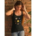 thumbnail image 2 of NASA Nasa Watercolor Solar System Racerback Tank Women -NASA Designs, Female Medium, 2 of 4
