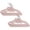 Pink, variant on 10 Pcs Wooden Hangers,Special‑Shaped Garment Hangers for Small Size Clothing and Cats & Dogs Apparel,Non-slip Closet Organizer,4.7x8.9 inch