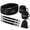 Black, variant on Black All-in-One Glute Leg Workout Kit with Thrust Belt Ankle Straps and Resistance Bands