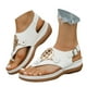 thumbnail image 3 of MKLEKYY Sandalias de Plataforma para Mujer, Sandalias de Verano A La Moda Con Punta Abatible, Chanclas Casuales y Cómodas para La Playa., 3 of 5