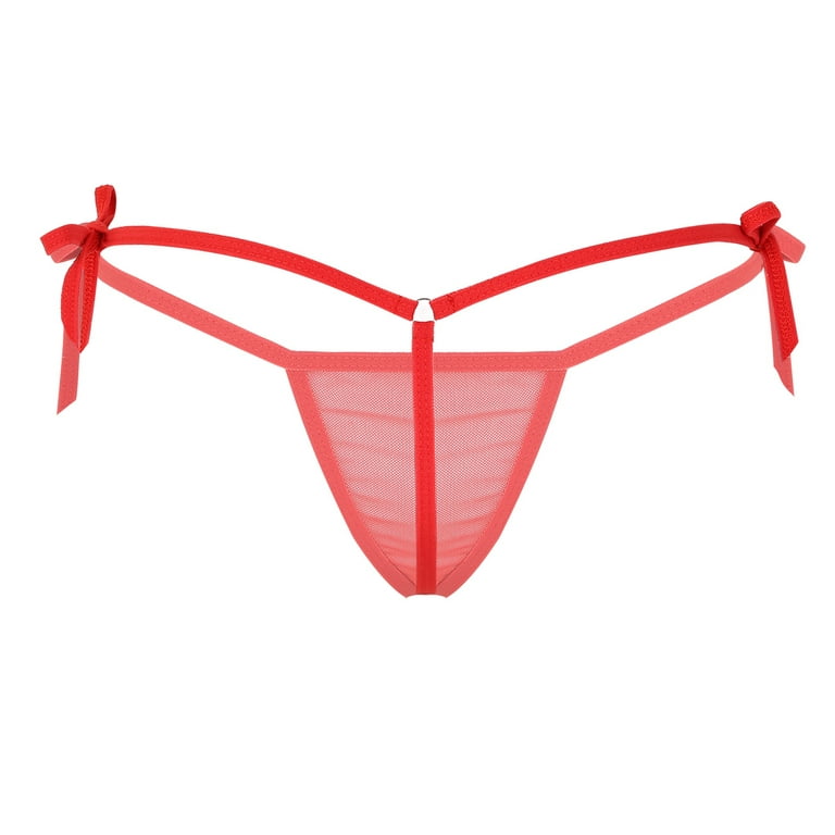 Women's Low Rise Micro Back G-String Thong Panty Underwear for Honeymoon  and Special Nights