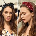 thumbnail image 1 of 6 Piezas Diademas De Lazo Anudadas Para Mujer Diademas De Turbante Para Mujer Diademas Anchas Para Mujer Diadema Con Nudo 6 Colores Cintillos De Pelo Para Mujeres, 1 of 4