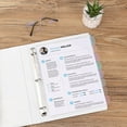thumbnail image 2 of Mr. Pen- Clear Sheet Protectors with Tabs, 8 Tabs, 32 Sets, Clear Plastic Dividers for 3 Ring Binder, 2 of 9