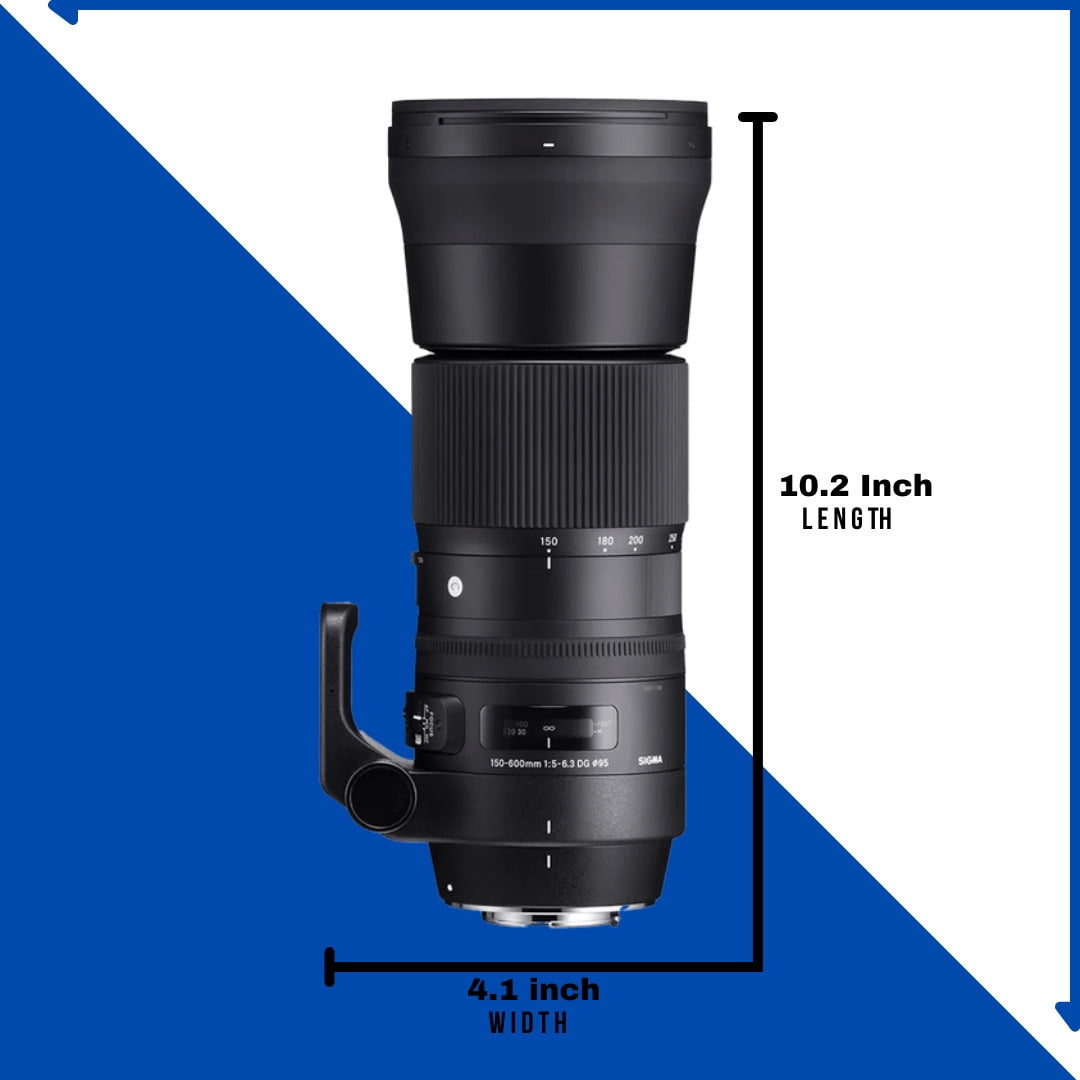 Sigma 150-600mm f/5-6.3 DG OS HSM Contemporary Lens (Nikon 