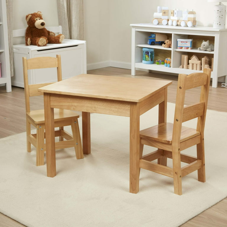 Melissa and Doug ® 3-Piece Wooden Kids Table and Chairs Set-JCPenney