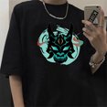 thumbnail image 3 of Genshin Impact Game Camiseta Juego bidimensional Mandril periférico Cos Impresión Camiseta de manga corta Hombres y mujeres Algodón de manga corta, 3 of 5