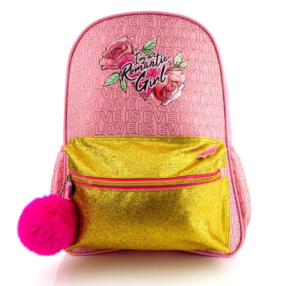 Mochila Polinesios ATMPACKS Iam Romantic Girl Color Rosa Claro Diseño De La Tela lisa