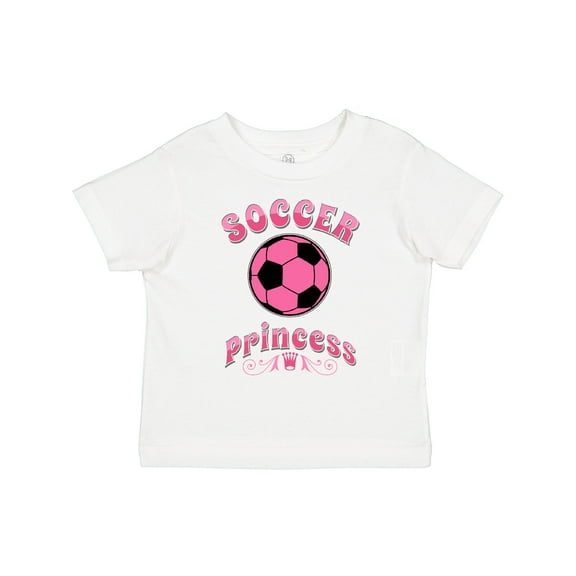 Inktastic Soccer Princess Girls Toddler T-Shirt