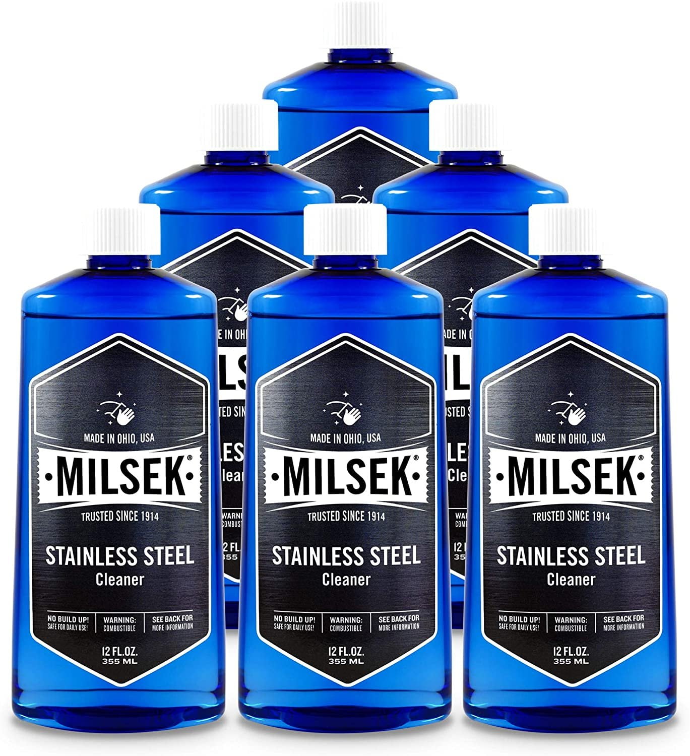 Milsek Stainless Steel Cleaner, 6 Count