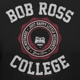 thumbnail image 3 of Teelocity Bob Ross College Logo Black Short Sleeve Graphic Tee, 3 of 4