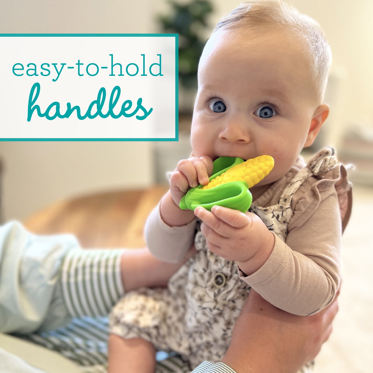 Infantino Farmers Market Veggie Teether Gift Set, for Babies 6-12 Months, Multicolor