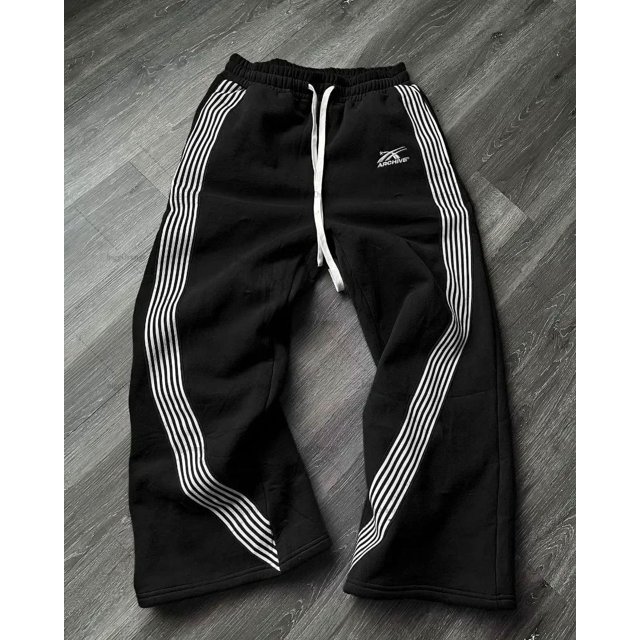 Y2k Embroidered Gray Casual Pants Camo Functional Tactical Functional Men's Women's Premium Jogging Drawstring Sweatpants