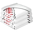 thumbnail image 4 of SKYSONIC Baseball Kitchen Dish Towel Set,Drying Kitchen Towels Tea Towels Gift Set for Drying Cleaning Cooking Baking 4Pcs, 4 of 7
