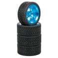 thumbnail image 1 of Neumático 4 Uds 65mm neumático de goma llantas de rueda de metal neumáticos de goma de alto agarre para 1/12 1/14 1/18 Wltoys RC Car 144001 A959 124019 124018 Romacci  Neumático, 1 of 7