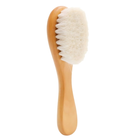 ACDANC Baby Brush, Baby Hair Brush with Soft Bristles, Baby Comb for Gentle Scalp Care, Mini Beech Wood Design