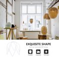 thumbnail image 4 of OULII E27 Socket Lampshade Frame DIY Wire Iron Chandelier Holder 18x18 Craft Pot Light Stand 2pcs, 4 of 8