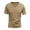 34#Khaki, variant on Premium V Neck T Shirts for Men - Modern Fitted Tees Vneck Shirts Dark Gray 2XL