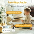 thumbnail image 4 of 1080P Indoor Wifi Security Camera, 360 ° Ip Camera Compatible With Alexa Google Home, Night Vision, Motion Tracking, Two-Way Audio For Babies And Pets (C23-2), 4 of 4