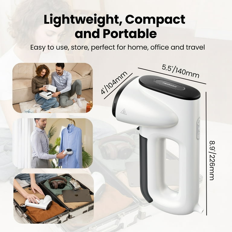 Neakasa Magic 1 Handheld Fabric Steamer, 2300Pa Suction