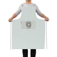 thumbnail image 6 of RUVANTI XXL Chef Apron for Men & Women–Adjustable Cotton Blend, Water-Resistant,Thick Cooking Apron with 2 Pockets – Durable Light Green Kitchen, BBQ & Workshop Apron–Light Green, 6 of 7