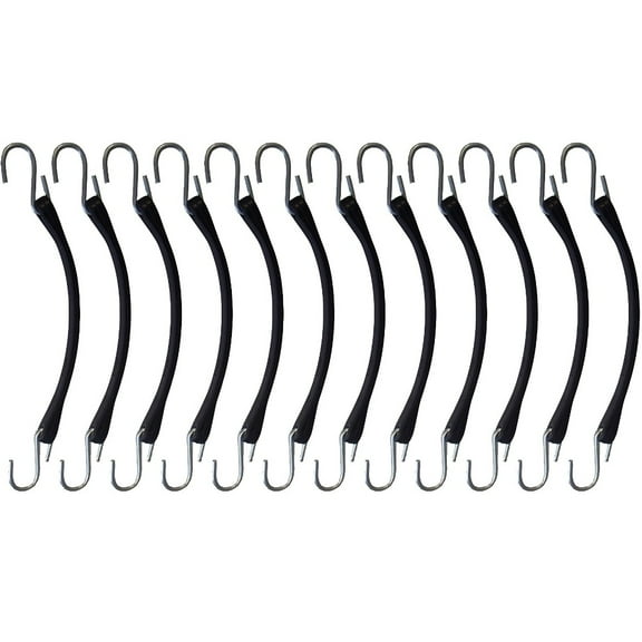 Qty 12: 9" Bungee Strap Fits Universal Products Replaces 8001012