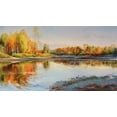 thumbnail image 2 of Romanov, Roman 18x12 White Modern Wood Framed Museum Art Print Titled - Volga bay, 2 of 4