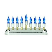 Judaica Kingdom AVJ-MENORAH-9657 Electric Menorahs & Candlesticks - LED Menorah - AC and Battery Operated