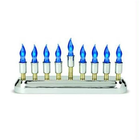 Judaica Kingdom AVJ-MENORAH-9657 Electric Menorahs & Candlesticks - LED Menorah - AC and Battery Operated