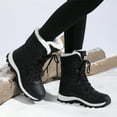 thumbnail image 3 of YOURDIARY Women's Snow Boots Winter Outdoor Warm Waterproof Mid-Calf Booties Faux Fur Lined, 3 of 8