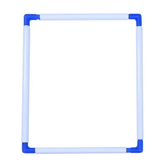 MasteelfCA 1Pc Square Embroidery Frame Portable Cross Stitch Frame for Embroidery Quilting Needlepoint Random Color (Post-assembly Inner Diameter 35x45cm/13.8x17.7inch)
