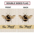 thumbnail image 6 of Spring House Flag Bee Happy Flower Floral Summer Vertical Double Sided Burlap 28 x 40 Inch Holiday Farmhouse Seasonal Yard Outdoor Decor, 6 of 6