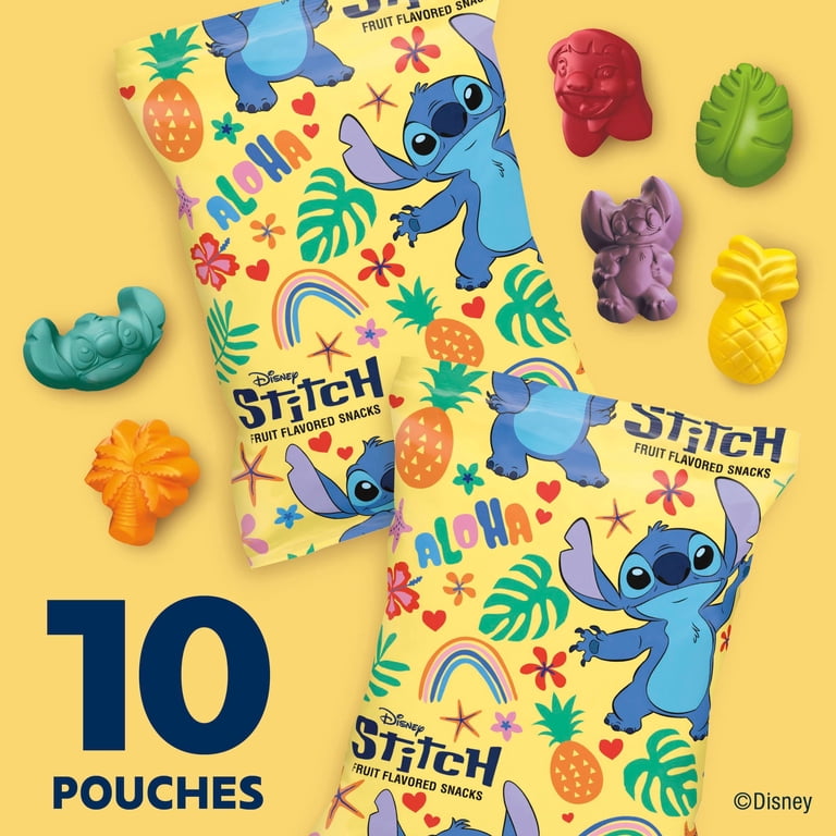 Betty Crocker, Disney Stitch Fruit Flavored Snacks, 8 oz, 10