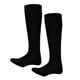 thumbnail image 3 of Wosthever Calcetines largos lisos para niños, medias finas de fútbol de algodón y poliéster que absorben el sudor por encima de la rodilla, Uniforme atlético negro, 3 of 6