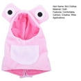 thumbnail image 6 of Mightlink Parrot Clothes Creative Frog Shaped Bird Costume Winter Warm Hooded Pet Accessory for Poultry Pet, 6 of 6