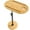 Yellow, variant on NiHome Bamboo Swivel TV Tray Table with Thickened Stable Non-Tipping Base,Adjustable Height Couch Table Tray,End Table,Bath Tub Side Tray Table with 360° Rotating for Hot Tub Bedside Sofa Balcony